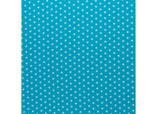 Baumwolle - Sternchen 1cm türkis